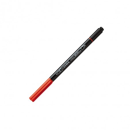 Lyra Aqua Brush Duo Marcatore Rosso Geranio Chiaro
