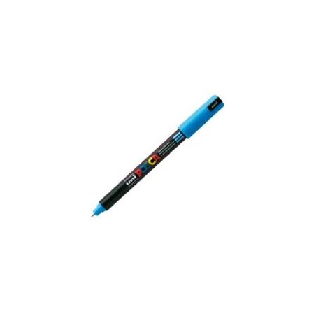 Marcatore UNI POSCA Pen PC1M p.extra fine 0,7mm azzurro UNI MITSUBISHI