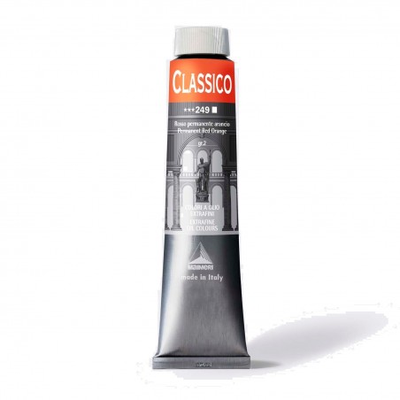 Colori a OLIO MAIMERI - 249 CLASSICO ROSSO PERMANENTE ARANCIO 200 ML
