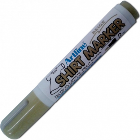 Artline Shirt Marker - Marcatore per stoffa punta tonda Beige