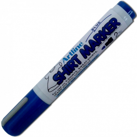 Artline Shirt Marker - Marcatore per stoffa punta tonda Blue