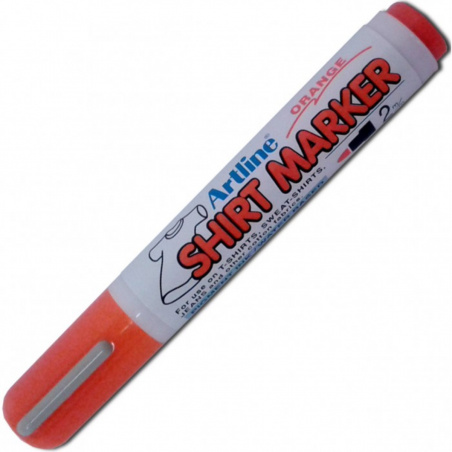 Artline Shirt Marker - Marcatore per stoffa punta tonda Orange