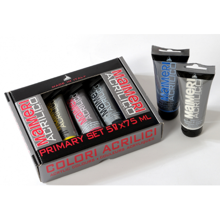 Vernice Pittura acrilica Maimeri KIT da 5 Tubi 200ml