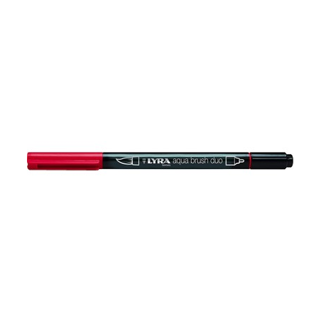 Lyra Aqua Brush Duo Marcatore Bordeaux