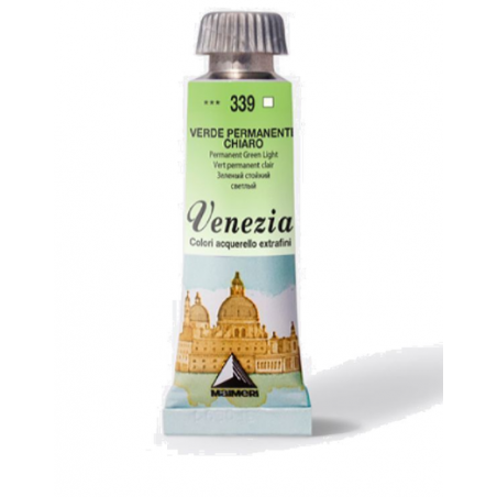 339 ACQUERELLO VENEZIA: VERDE PERMANENTE CHIARO TUBETTO 15ML