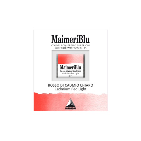 226 Rosso di cadmio chiaro Acquerello MaimeriBLU Godet