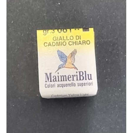 081 Giallo di cadmio chiaro Acquerello MaimeriBLU Godet