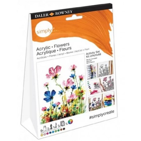 D126500112 DALER ROWNEY - SIMPLY SET ACRILICO Attività Fiore