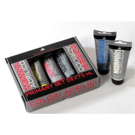 Vernice Pittura acrilica Maimeri KIT da 5 Tubi 200ml